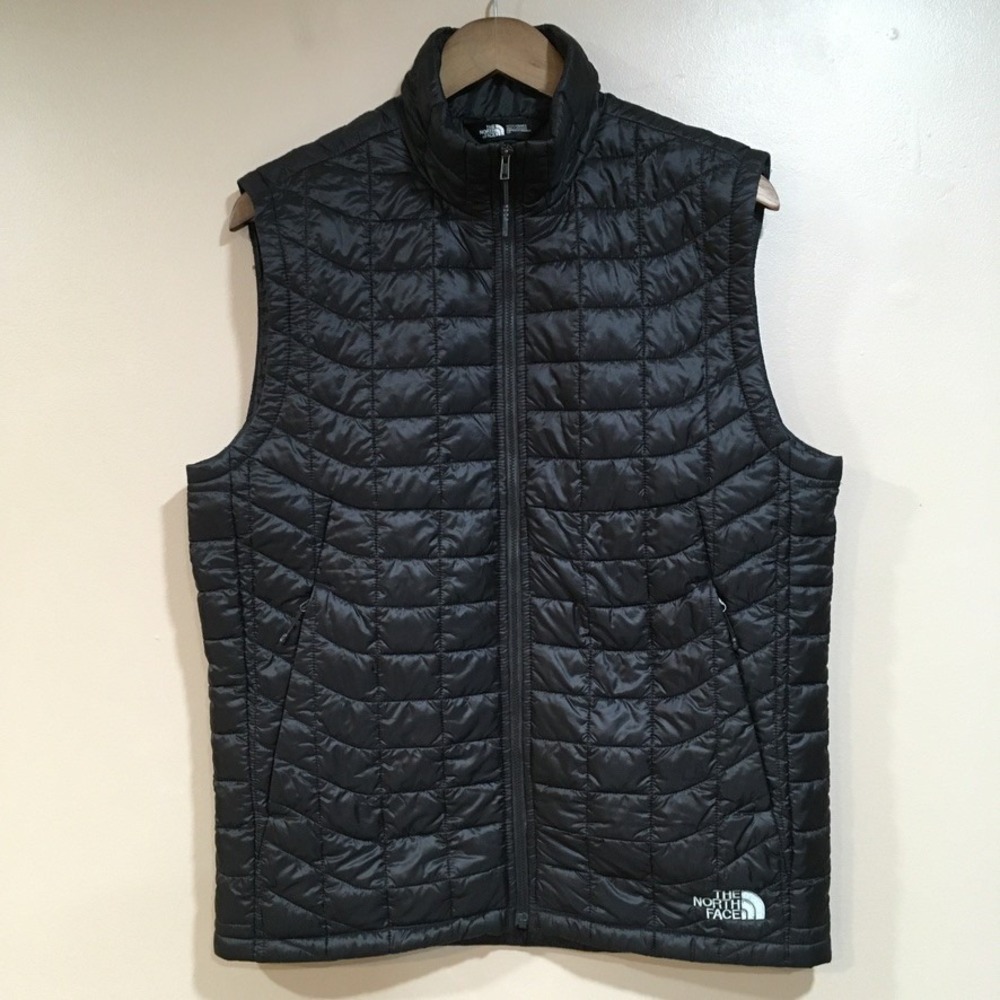 The North Face Mens S Thermoball Eco Insulated Puffer Vest Black Performance